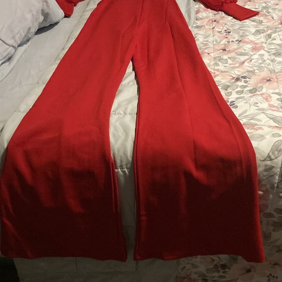 Sexy red jumpsuit - Picture 6 of 9